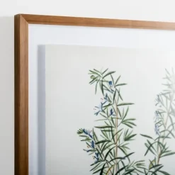 Kirkland's Home Framed Art-Golden Leaves Herbs Rosemary Framed Art Print