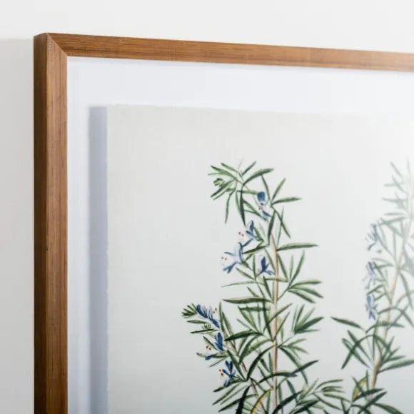 Kirkland's Home Framed Art-Golden Leaves Herbs Rosemary Framed Art Print