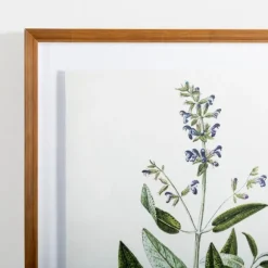 Kirkland's Home Framed Art-Golden Leaves Herbs Sage Framed Art Print