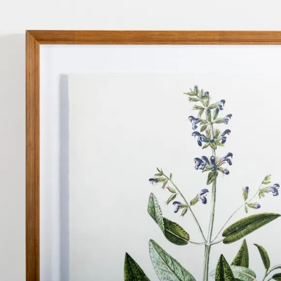 Kirkland's Home Framed Art-Golden Leaves Herbs Sage Framed Art Print