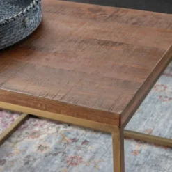 Kirkland's Home Coffee Tables-Golden Nesting 3-Pc. Coffee And Accent Table Set