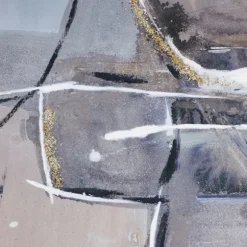 Kirkland's Home Framed Art-Gray And Brown Abstract Stones Framed Wall Art