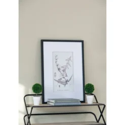 Kirkland's Home Framed Art-Gray And Cream Foliage 4-Pc. Framed Wall Art Set