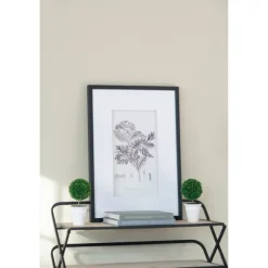 Kirkland's Home Framed Art-Gray And Cream Foliage 4-Pc. Framed Wall Art Set