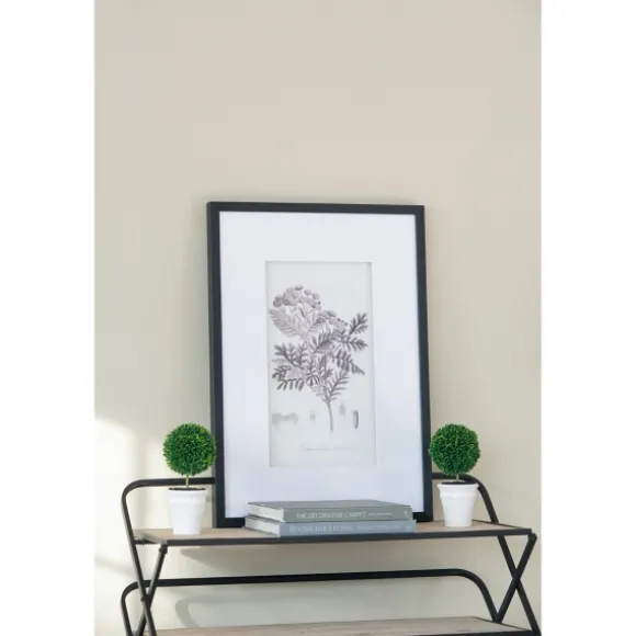 Kirkland's Home Framed Art-Gray And Cream Foliage 4-Pc. Framed Wall Art Set