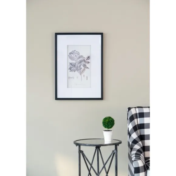 Kirkland's Home Framed Art-Gray And Cream Foliage 4-Pc. Framed Wall Art Set