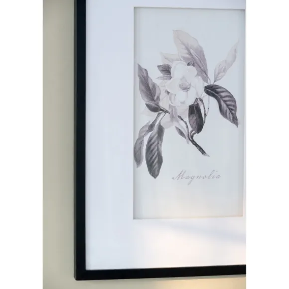 Kirkland's Home Framed Art-Gray And Cream Foliage 4-Pc. Framed Wall Art Set