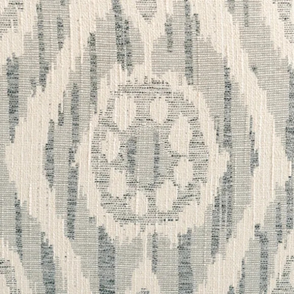 Kirkland's Home Accent Chairs-Gray And White Damask Upholstered Recliner