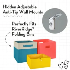 Kirkland's Home Bookshelves-Gray Double Shelf Wooden Bookcase