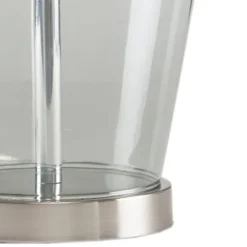 Kirkland's Home Table Lamps-Gray Glass Bold Table Lamps, Set Of 2