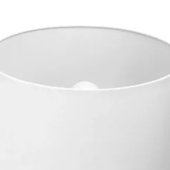 Kirkland's Home Table Lamps-Gray Iron And Rattan Beaded Table Lamp