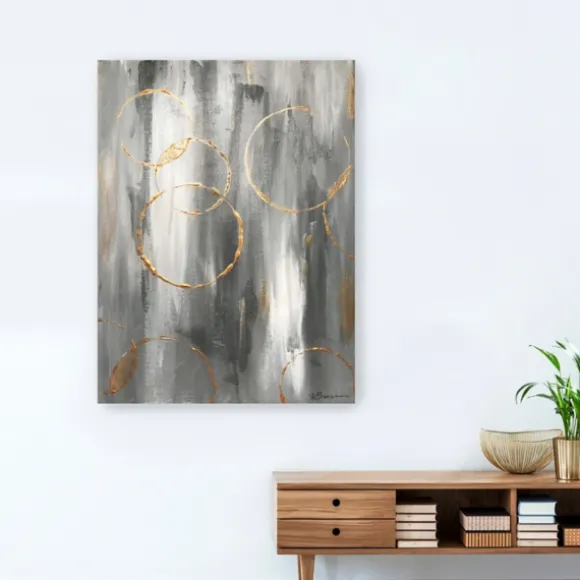 Kirkland's Home Canvas Art-Gray Matter Abstract Canvas Art Print