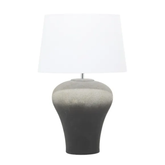Kirkland's Home Table Lamps-Gray Ombre Ceramic Table Lamp