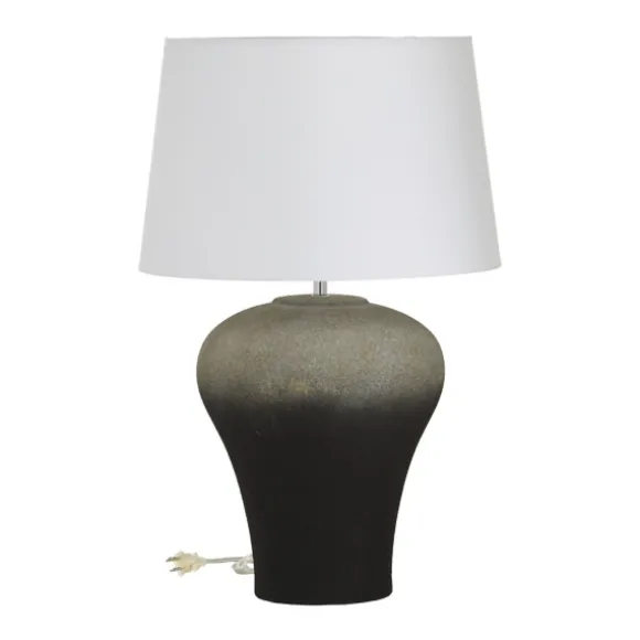 Kirkland's Home Table Lamps-Gray Ombre Ceramic Table Lamp