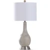 Kirkland's Home Table Lamps-Gray Wash Rounded Table Lamp