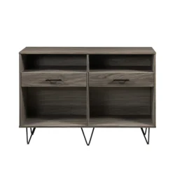 Kirkland's Home Console Tables-Gray Weathered Farmhouse Table Console
