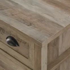 Kirkland's Home Dressers & Chests-Graywash Wood Cup Handle Dresser