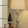 Kirkland's Home Table Lamps-Green French Country Table Lamp