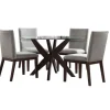 Kirkland's Home Dining Sets-Greige And Walnut 5-Pc. Dining Set