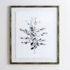 Kirkland's Home Framed Art-Greige Leaves Ii Bamboo Frame Art Print