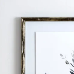 Kirkland's Home Framed Art-Greige Leaves Ii Bamboo Frame Art Print