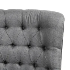 Kirkland's Home Accent Chairs-Hand-Tufted Swivel Glider Accent Chair