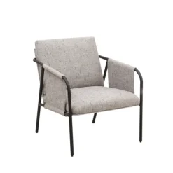 Kirkland's Home Accent Chairs-Heathered Exposed Frame Accent Chair