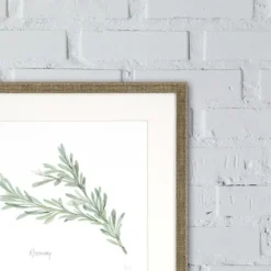 Kirkland's Home Framed Art-Herbs 4-Pc. Gold Framed Art Print Set