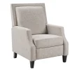 Kirkland's Home Accent Chairs-High Back Nail Head Trim Upholstered Recliner