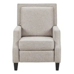 Kirkland's Home Accent Chairs-High Back Nail Head Trim Upholstered Recliner