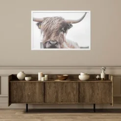 Kirkland's Home Framed Art-Highland Cow Framed Art Print