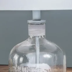 Kirkland's Home Table Lamps-Homegrown Gray Glass Jar Table Lamp