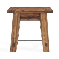 Kirkland's Home Accent & End Tables-Honey Acacia Rustic Accent Table