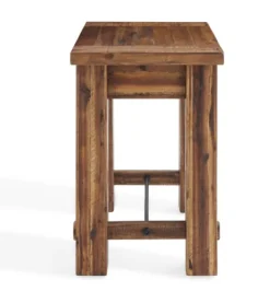 Kirkland's Home Accent & End Tables-Honey Acacia Rustic Accent Table