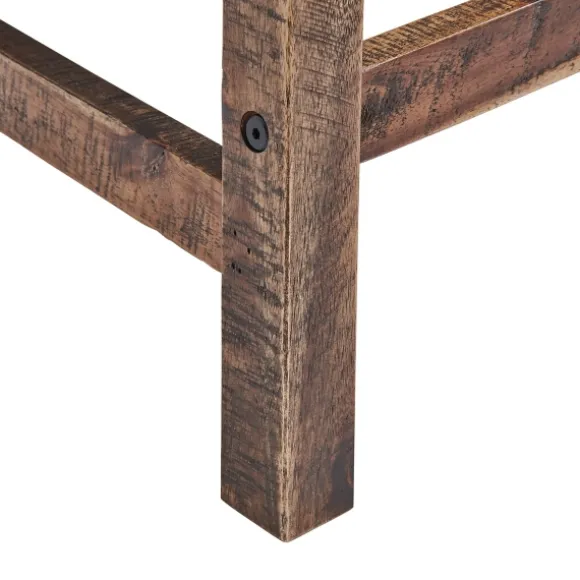 Kirkland's Home Benches & Ottomans-Honey Saddle Seat Wood Stool