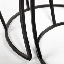 Kirkland's Home Accent & End Tables-Honey Wood And Black Metal Accent Tables, Set Of 2