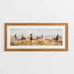 Kirkland's Home Framed Art-Horse Stampede Framed Art Print