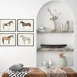 Kirkland's Home Framed Art-Horses Framed Art Prints, Set Of 4