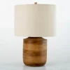 Kirkland's Home Table Lamps-Hudson Brown Wood Table Lamp