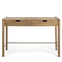 Kirkland's Home Office Furniture-Hunter Wood 2-Drawer Desk