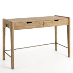 Kirkland's Home Office Furniture-Hunter Wood 2-Drawer Desk