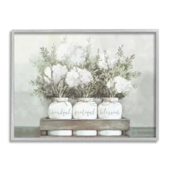 Kirkland's Home Framed Art-Hydrangea Bouquets Framed Wood Wall Plaque