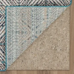 Kirkland's Home Outdoor Rugs-Ikat Diamond Indigo Outdoor Area Rug, 5X7