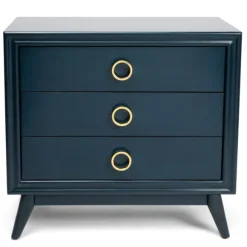 Kirkland's Home Dressers & Chests-Indigo 3-Drawer Wood Chest