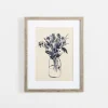 Kirkland's Home Framed Art-Indigo Floral Vase Ii Framed Art Print
