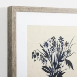 Kirkland's Home Framed Art-Indigo Floral Vase Ii Framed Art Print