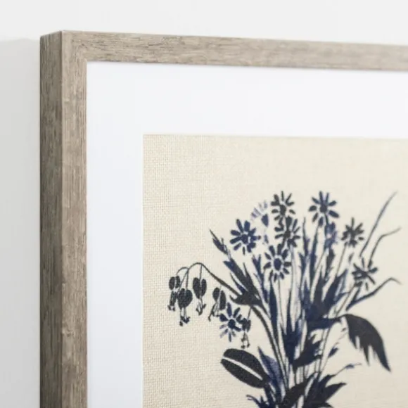 Kirkland's Home Framed Art-Indigo Floral Vase Ii Framed Art Print