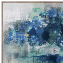 Kirkland's Home Framed Art-Indigo Tree Of Life Light Gray Framed Art Print