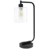 Kirkland's Home Table Lamps-Industrial Black Iron Desk Lamp