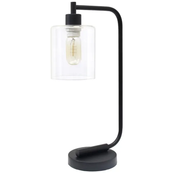 Kirkland's Home Table Lamps-Industrial Black Iron Desk Lamp